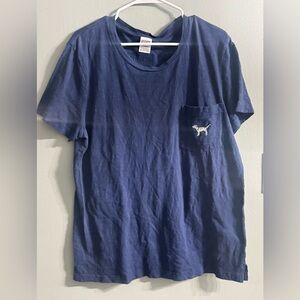 PINK Victoria's Secret Blue T-Shirt